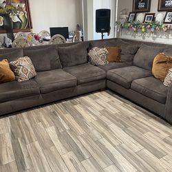 Chocolate/Dark Brown Couch