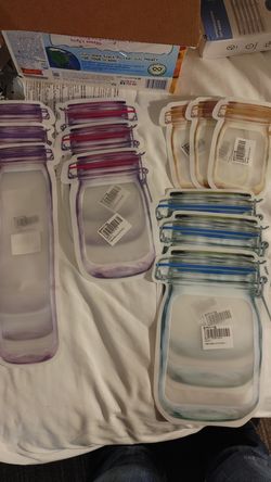 Reusable Ziplock Storage Bags