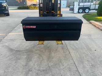 NEW Weather Guard Black Aluminum Truck Tool Box with Keys 46”w x 20 ¼”d x 19” h