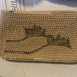 40s - 50s Micro Beaded Small Wallet / Clutch —