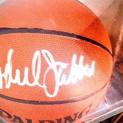 Signed Basketball By NBA Allstar Kareem Abdul-Jabbar