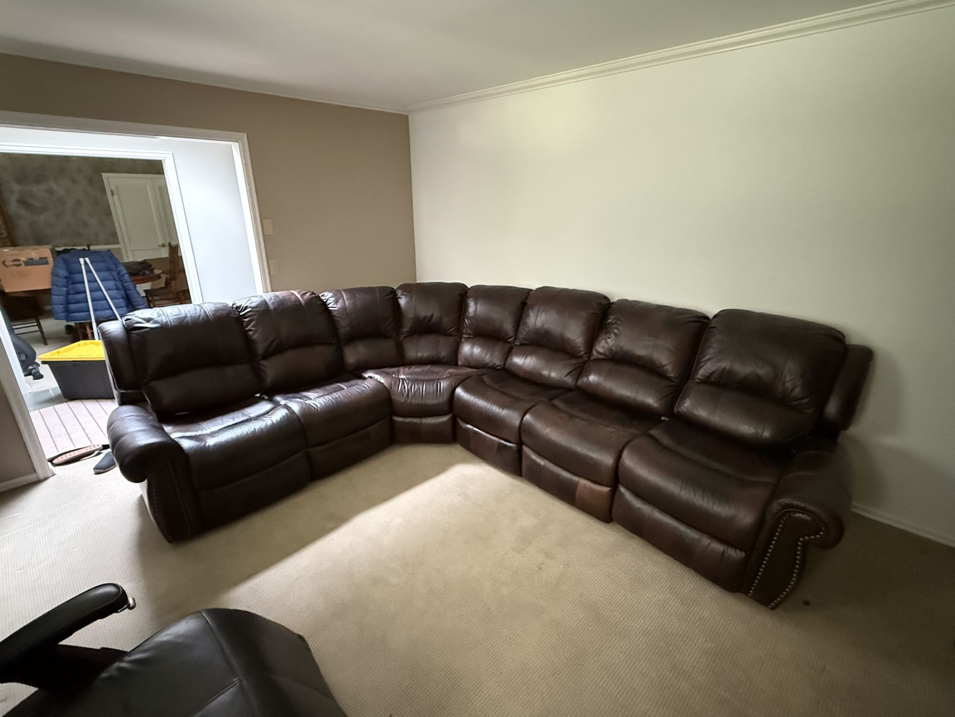 Leather Couch Sectional