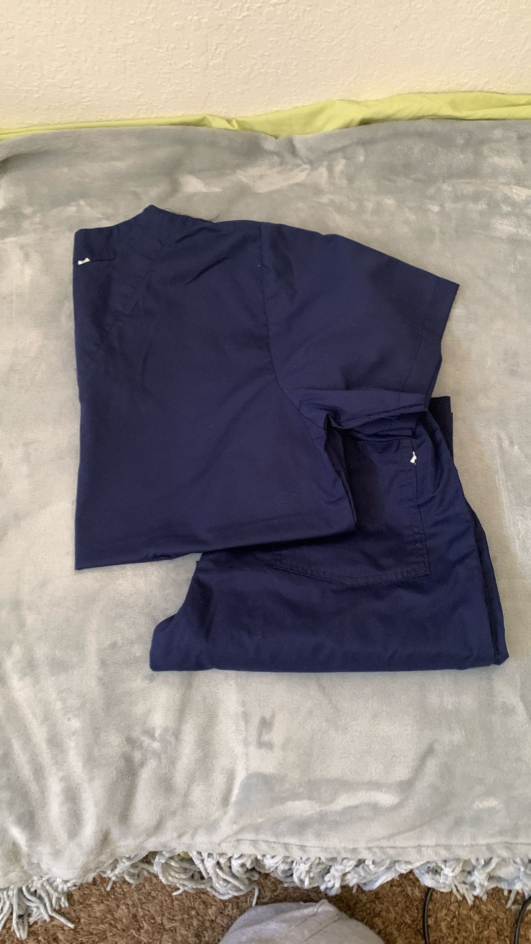 Navy Blue Scrub Set