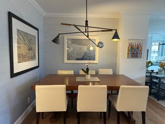 AVA leather Dining Room chair, from Room and Board.  4 chairs available