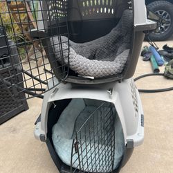 Dog Crates Portable W Bed $25 Each 
