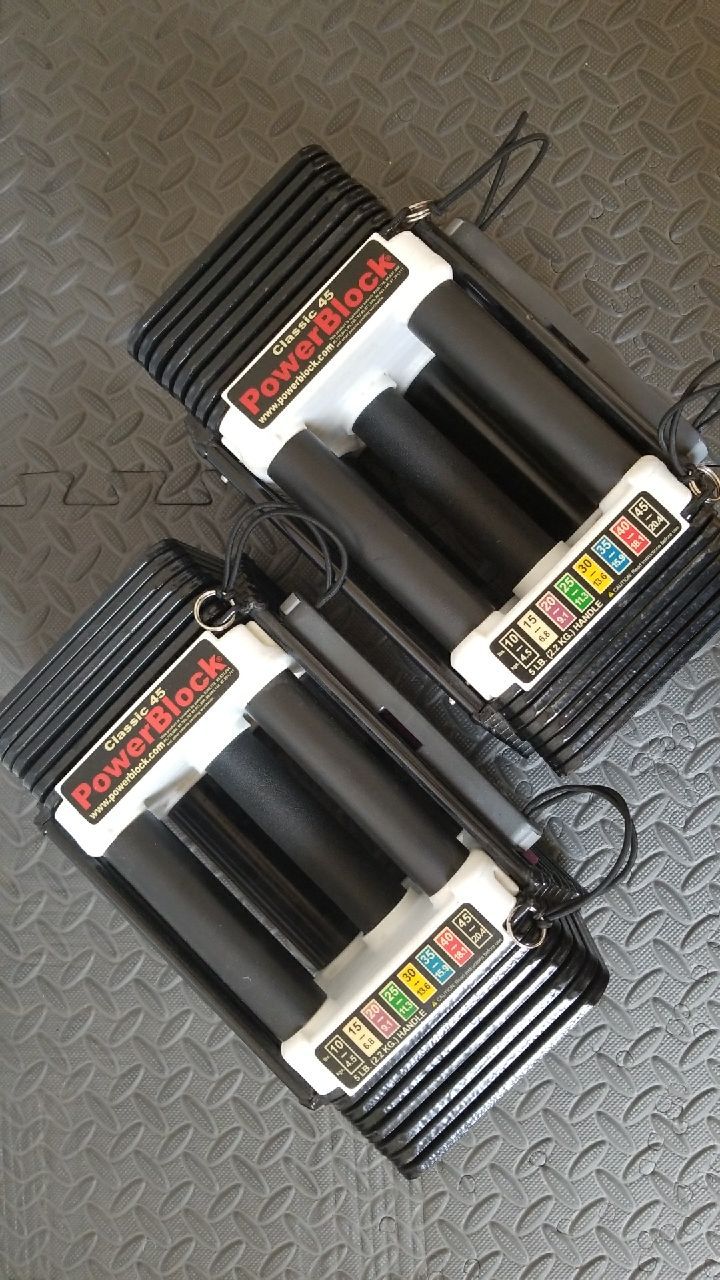 PowerBlock Classic 45 lb Adjustable Dumbbell Set
