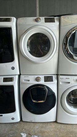 Samsung Front Load Set - Large Capacity & Stackable