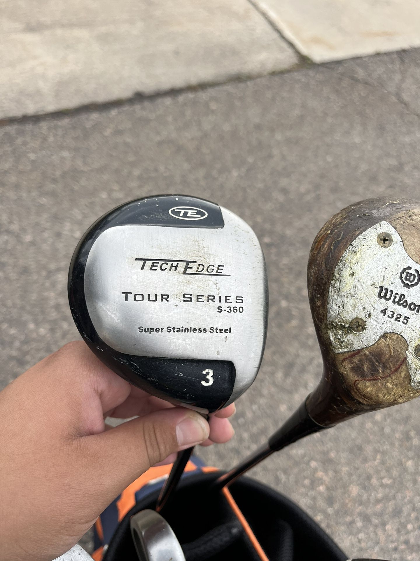 Golf Clubs And Bag 
