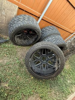 Luxxx HD Wheels with All-Terrain Tires – Set of 4