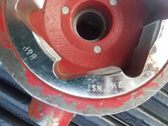 Fire hose tap and die hand reamer 2-1/2 NST