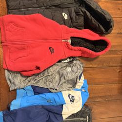 Boys Nike Sweatshirts and Puffer + Calvin Puffer Vest