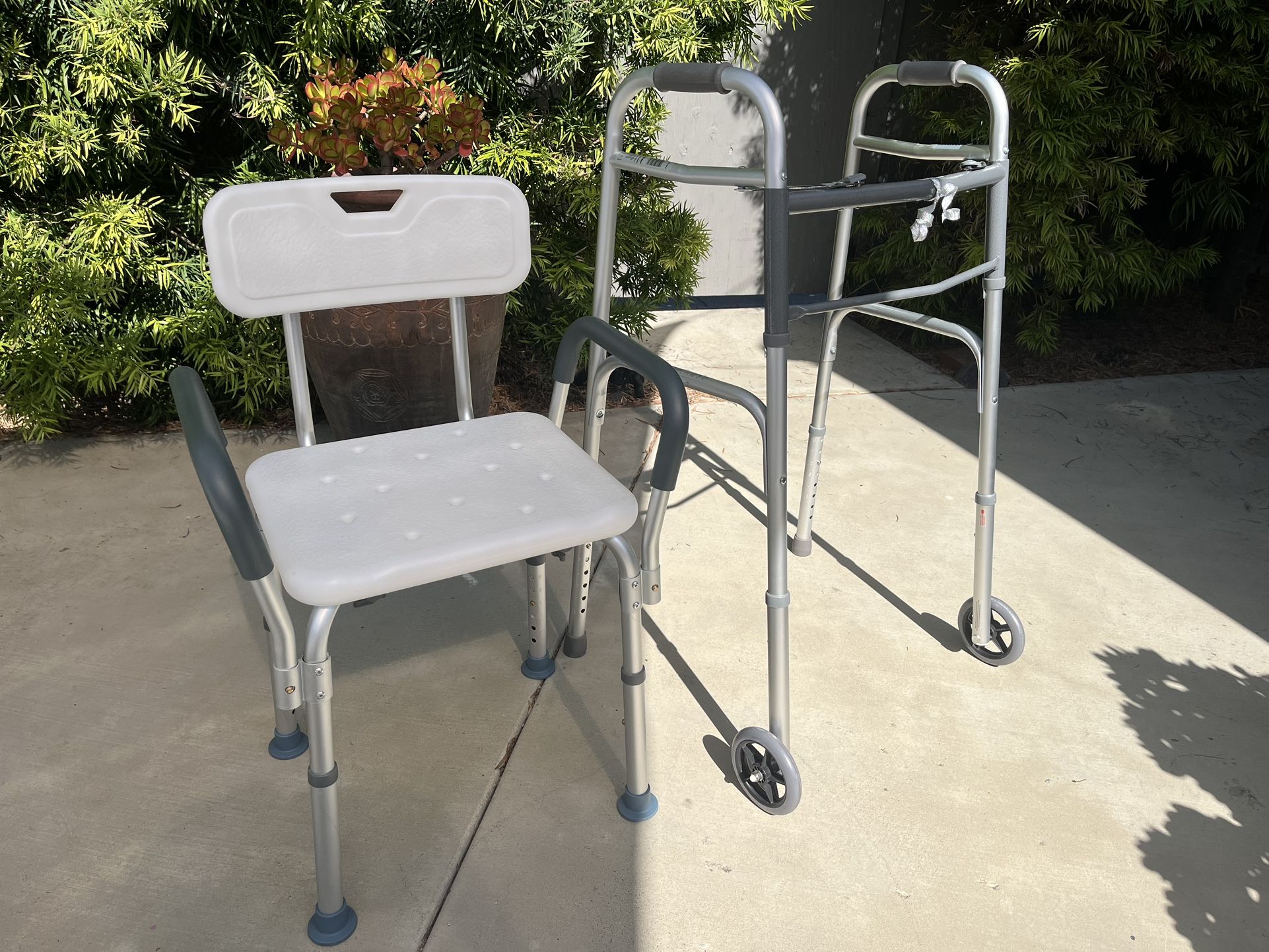 Shower chair and Walker