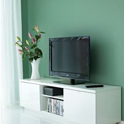 TV Unit IKEA bYAS High Gloss White