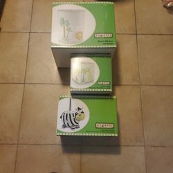 Bambini by Kassatex jungle forest zoo friends theme bathroom set. 