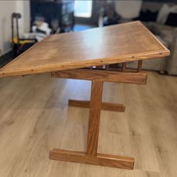 Solid Wood Drafting Table