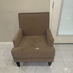 BROWN SOFA CHAIR 