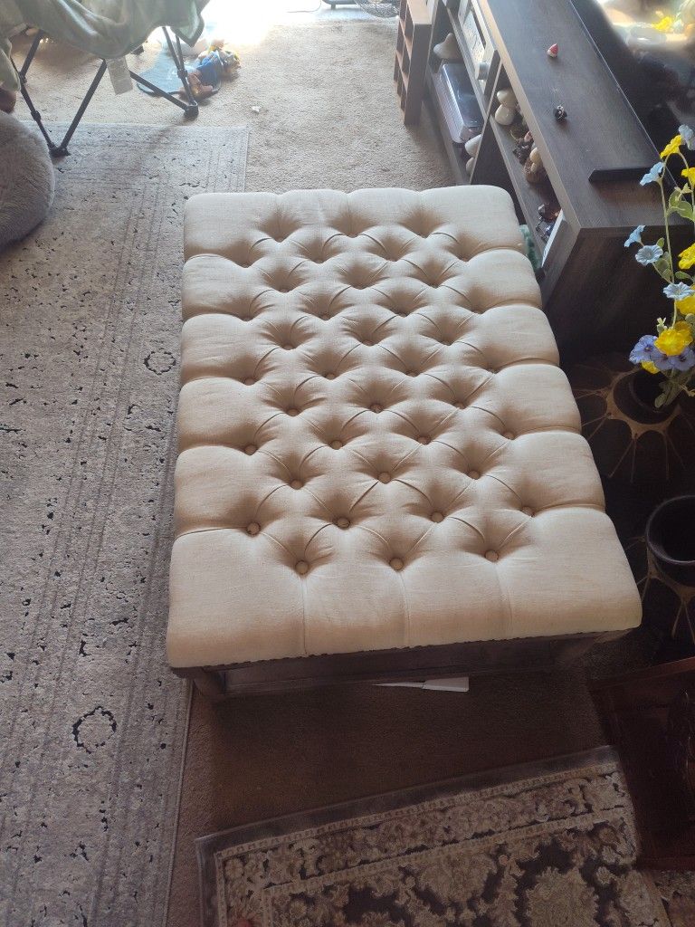 Tufted Ottoman/Coffee Table