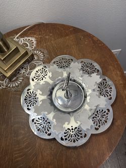 Vintage metal tray