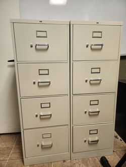 Filing cabinets (two of them)