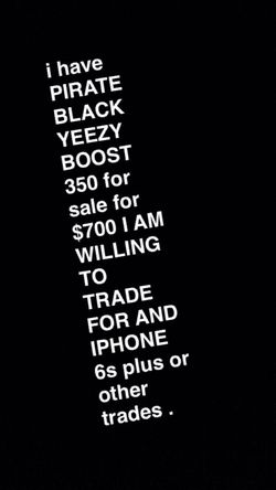 PIRATE BLACK YEEZYS 350 for an iphone 6s plus