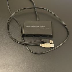 Mayflash 4-port Nintendo GameCube Adapter + 3 OEM Controllers Bundle (for Switch, Wii U & PC)