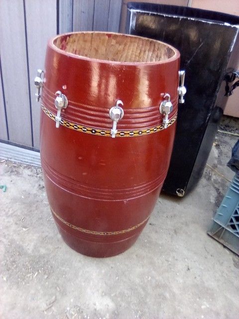Bina Dholak Drum And Hard Case