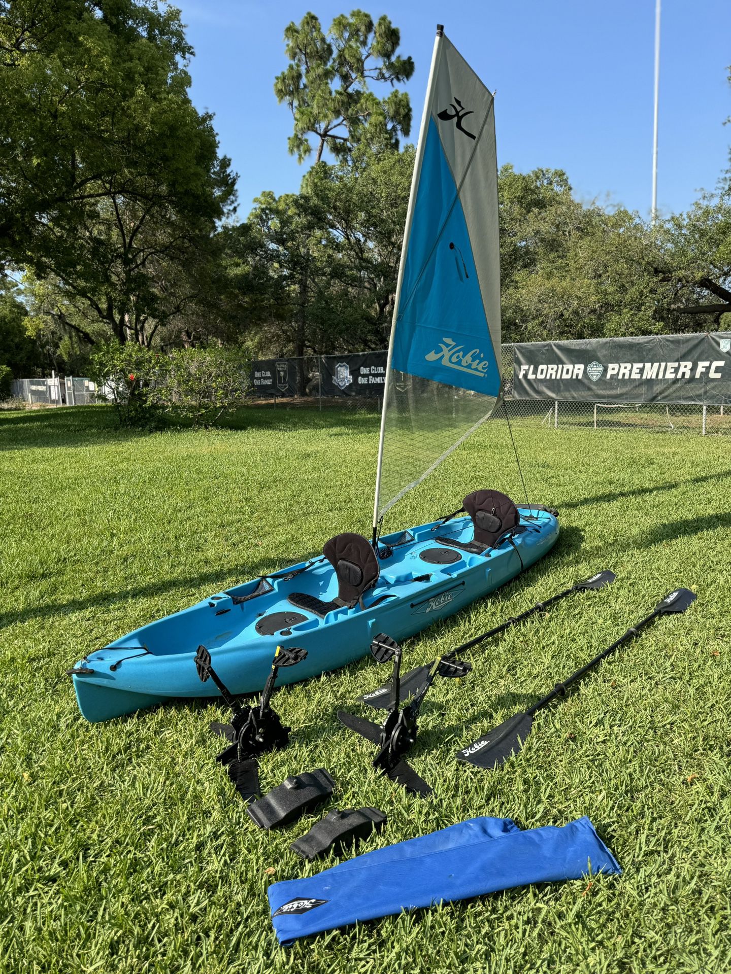Hobie Tandem Kayak With Sail