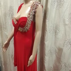 Gown Used Once , Red Color size 8.