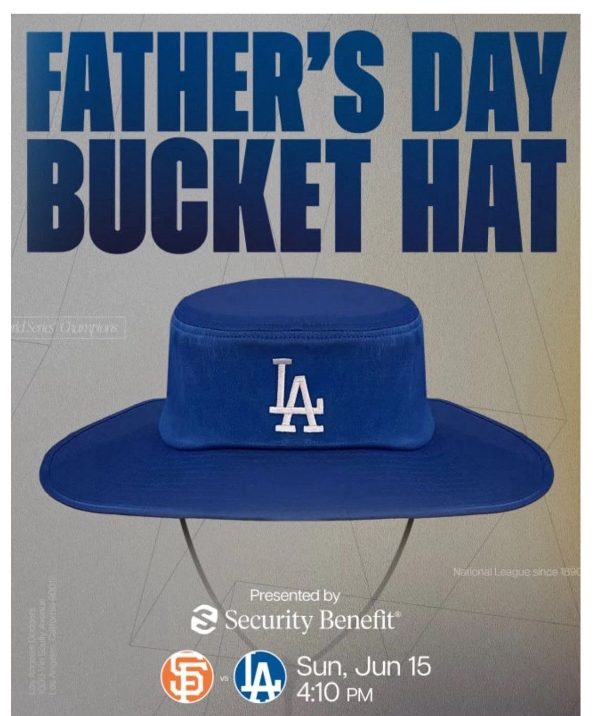 Dodgers Father's Day Bucket Hat – Limited Edition Giveaway!