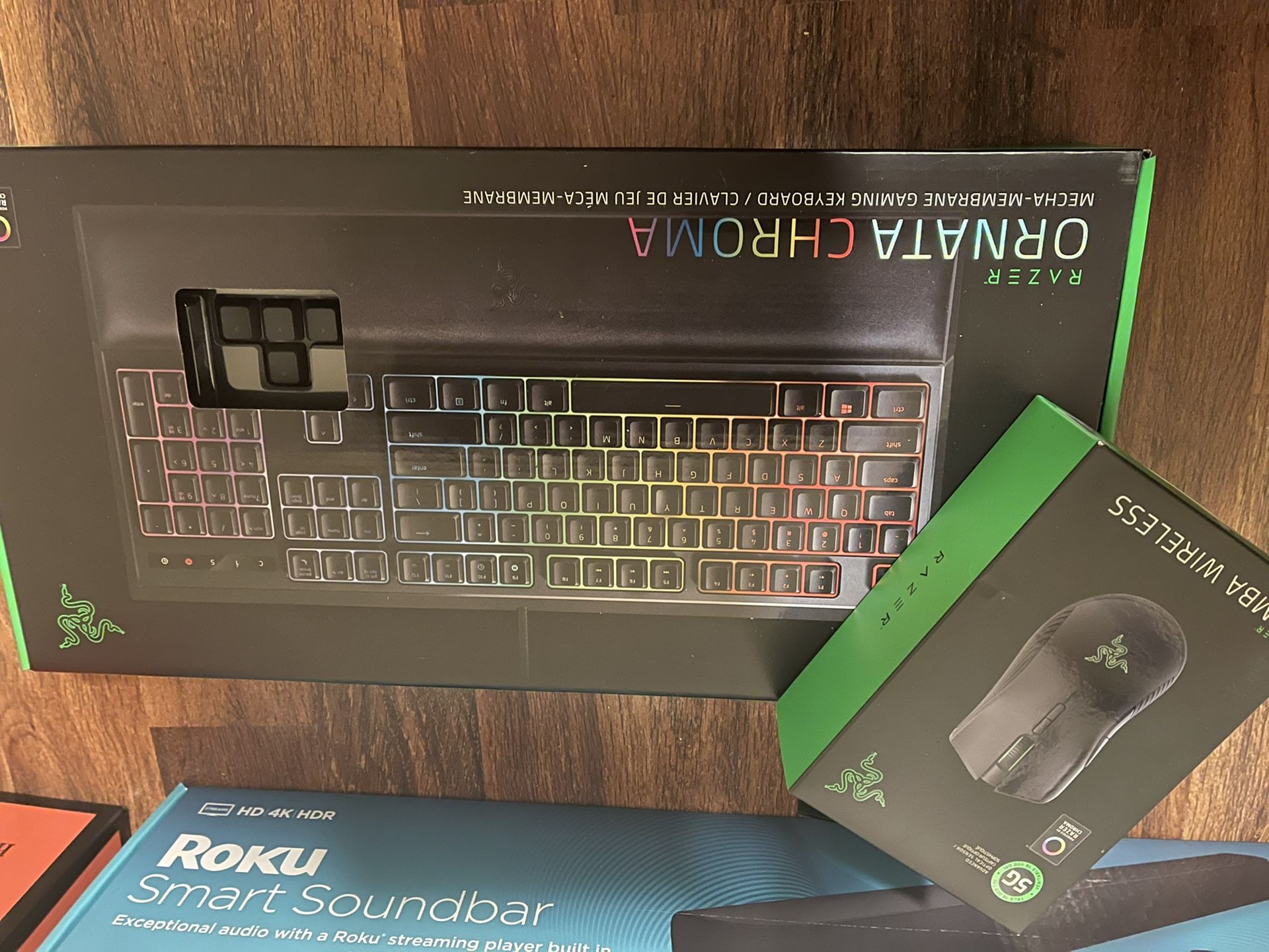 Gaming keyboard and mouse