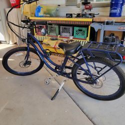 Pedigo E-bike, Comfort Cruiser, Blue, step thru 26"