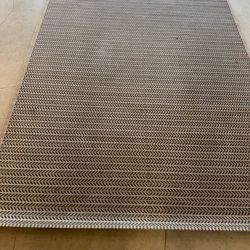 Large Indoor / Outdoor Rug 8×6.5 ft – Patio or Living Room