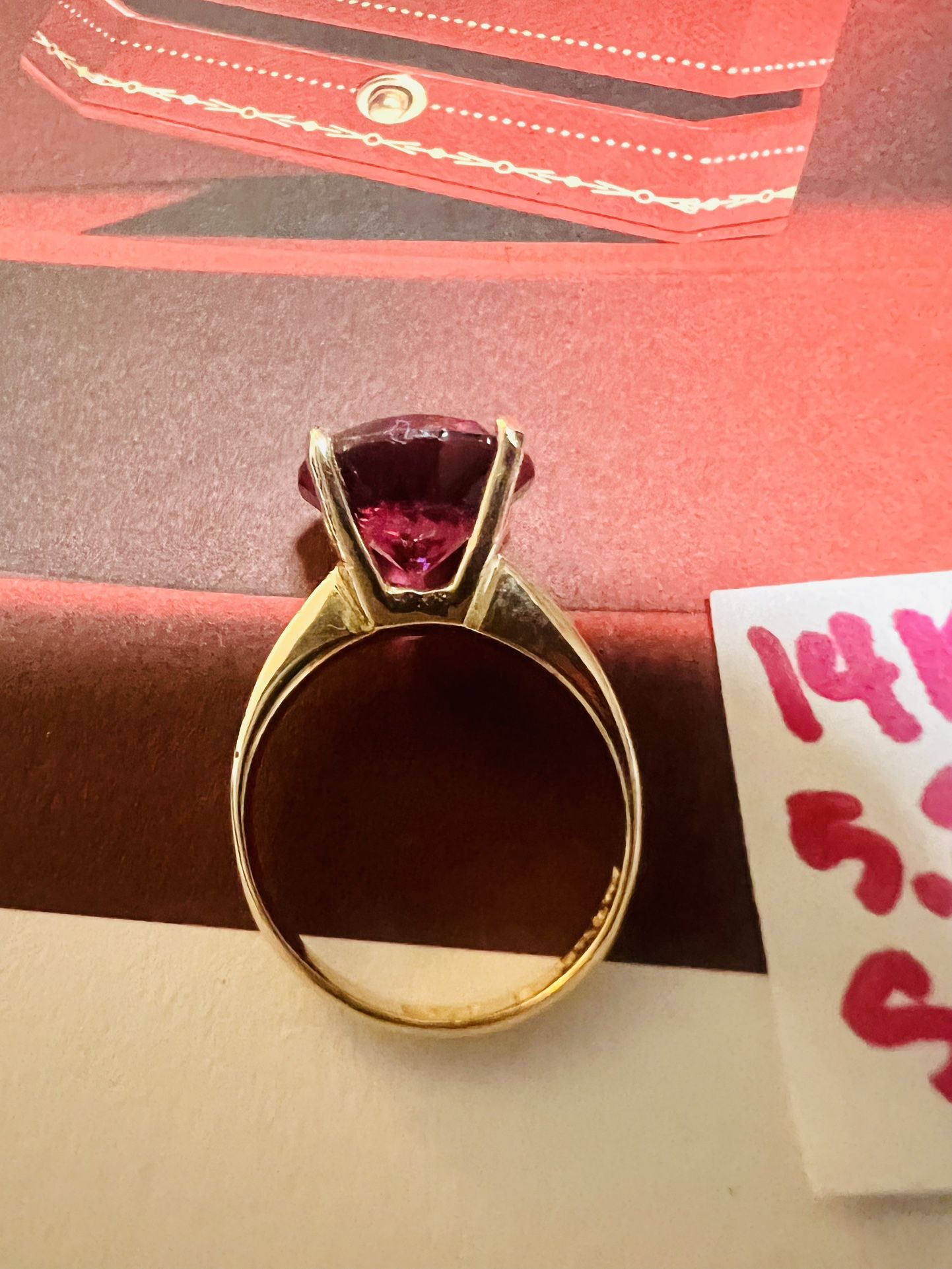14K Solid Gold Wedding Ring 5.2Gr Size 6