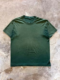 Vintage 1990s Faded Green Blank Tee (X-Large)