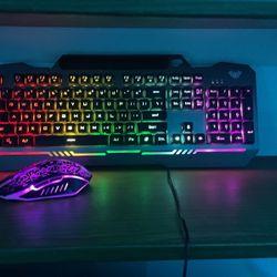 Wired Keyboard And Mouse 