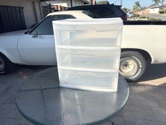 3-Drawer Plastic Storage Tower