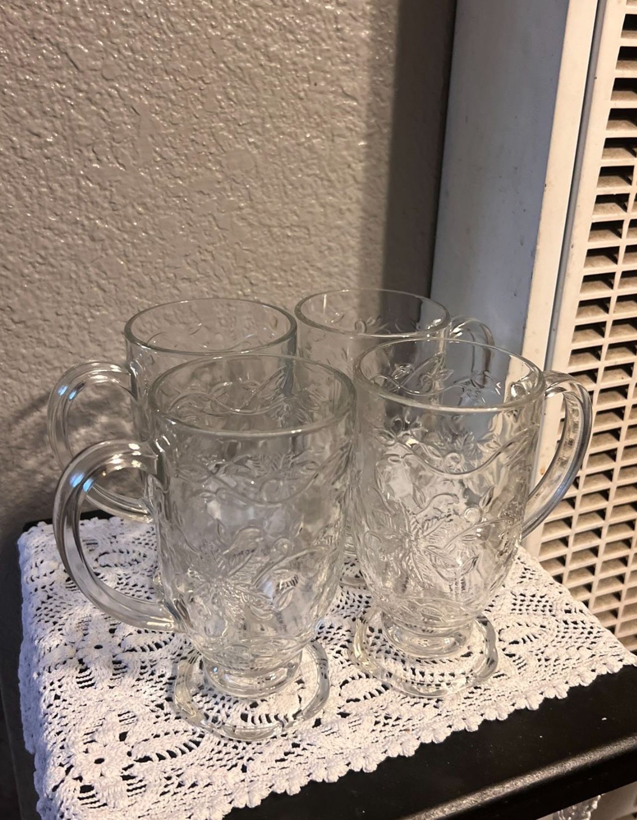 Princess House Cuatro Tazas Para Cafe De Fantasia.
