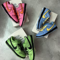 Nike SB Dunk Powerpuff Girls🦋🌳🌸