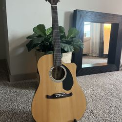 Guitar Electro - Acoustic With Stand