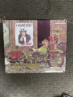 Harley Davidson Metal Sign