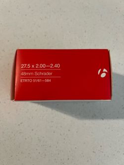 NEED GONE - Bontrager Standard Bike Tube 27.5” x 2.00-2.40”, 48mm