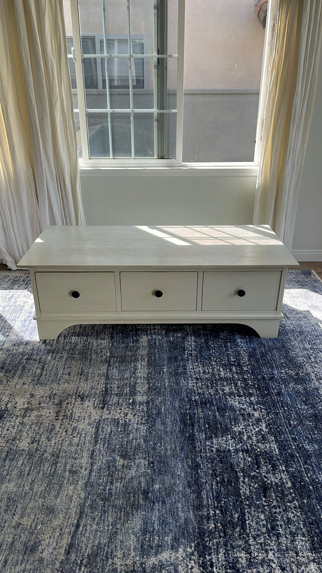 Wooden Coffee Table From Pottery Barn