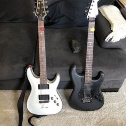 Fender/Schecter Electric Guitars And Amp For Sale 