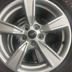 22 Mustang Rims N Tires