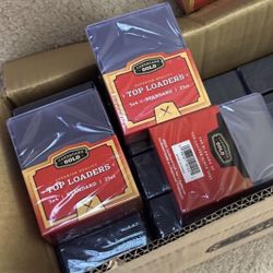 WOW Brand New Top Loaders For Card Collecting ( read Below ) For Only $3 A Sealed Pack Of 25 Count !! Great Price 