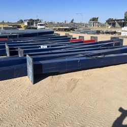 used 12x12 x14  and 12x12x23 1/2  metal poles