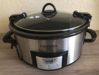 Crock-Pot SCCPVL619-S-A Programmable Cook & Carry, 6 Qt.