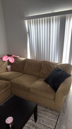 Tan 3 part couch
