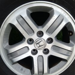 16" OEM Honda 5x120 Wheels And Tires