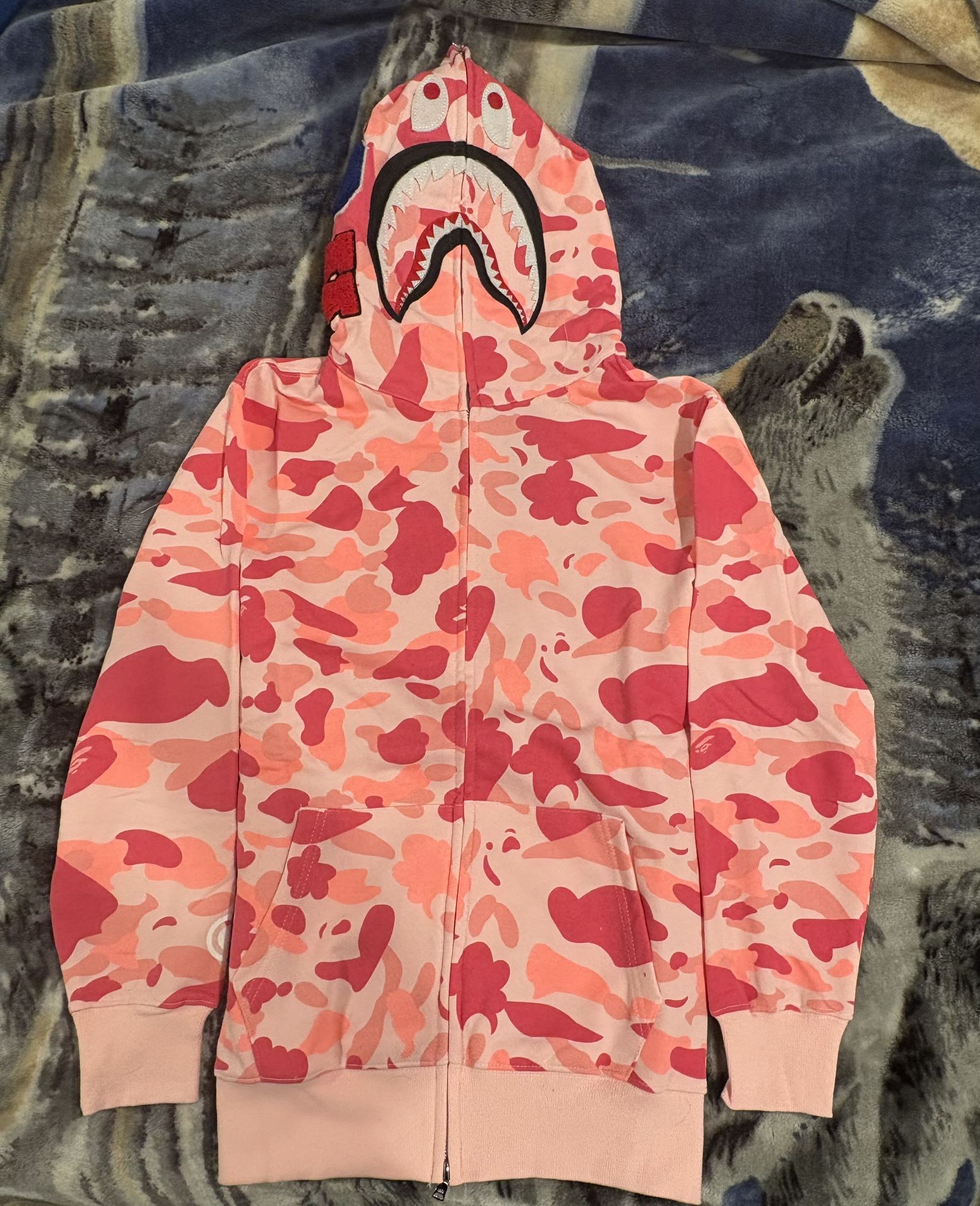 Pink Bape Zip Up